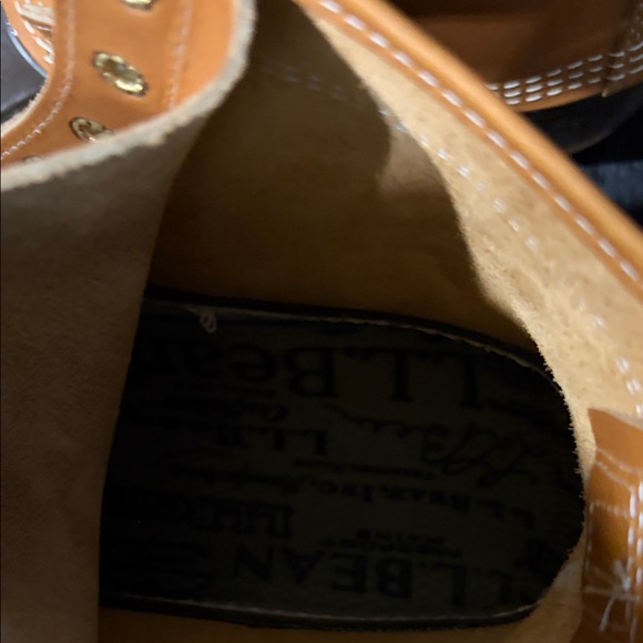 Brown and Tan LL Bean Duck Boots main image 4